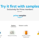 Amazon Sample Box